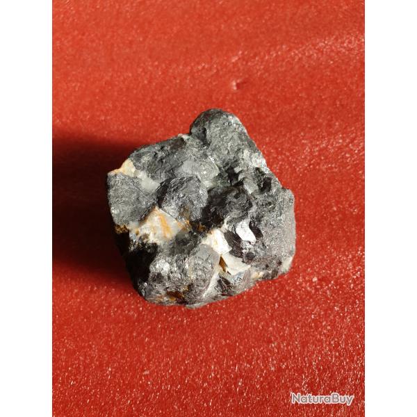 Gal�ne brute et quartz Hautes Alpes 700 grammes 7,5 cm environ