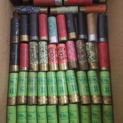 Lot de cartouches anciennes calibre 12