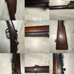 Lot de fusils Chassepot/Gras modifiés chasse - Calibre 20 FFI