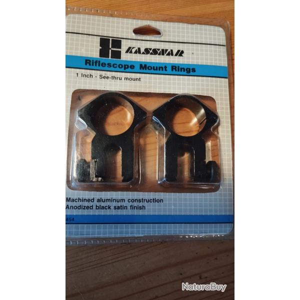 Support haut collier de diamtre 25,4 mm et rail de 11 mm . Neuf , dans son blister d'origine .