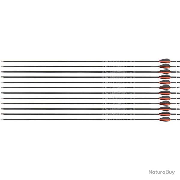 Fl�che Avalon Tyro 4.2 en carbone (nouvelles) 29" 900 1 plume rouge 2 plumes noires