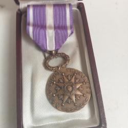 medaille d'entraide sociale en bronze