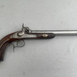 PISTOLET DE DUEL A PERCUSSION
