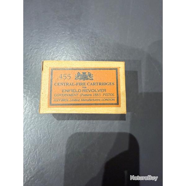 REPRO BO�TE MUNITIONS WEBLEY 455