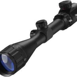 Lunette de Visée 4-16x40 AOE Eclairée Rouge/Vert + Supports - Haute Précision Tir & Chasse