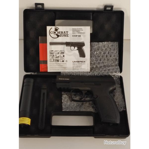 PACK Pistolet combat zone COP SK UMAREX