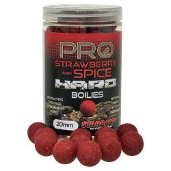 Bouillettes Starbaits Probiotic Strawberry & Spice Hard Baits 20mm 200g