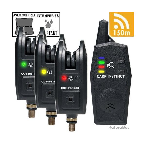Coffret SRT Centrale 3 Dtecteurs Carp Instinct