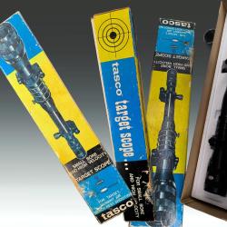 LONGUE DISTANCE LUNETTE OPTIQUE DE VISÉE VINTAGE 1969 MIAMI TASCO 705 TARGET SCOPE 6-16X40 U.S.A. XX