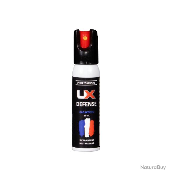 Bombe de d�fense UX - 25 ml - Gaz CS
