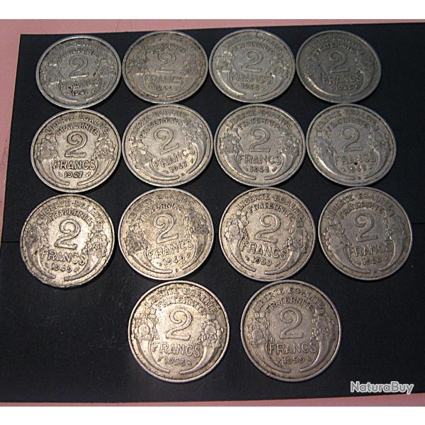srie de 2 francs Morlon aluminium 1941-1958