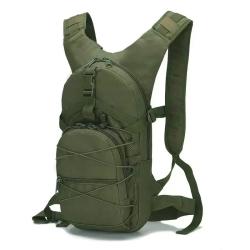 Sac &agrave; Dos MOLLE 15L Vert Randonn&eacute;e V&eacute;lo Escalade L&eacute;ger et R&eacute;sistant