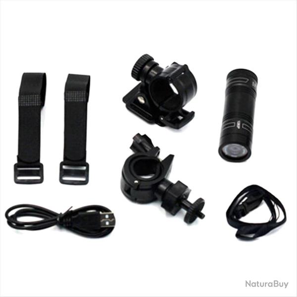Camra Enregistreur HD 1080p Portable Enchre* Etanche Avec Support Universel