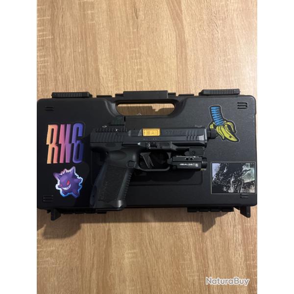 CANIK TP9ELITE COMBAT EXCUTIVE + Viseur Mcanik MO1 + Olight Balder S