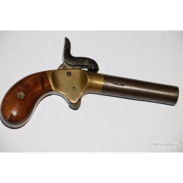 Pistolet de poche Deringer poudre noire