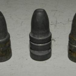 Lot de 10 anciennes balles Cal .410