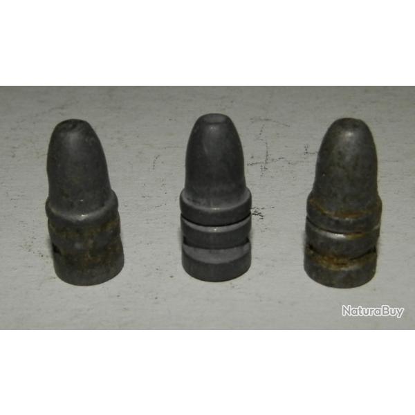 Lot de 10 anciennes balles Cal .410
