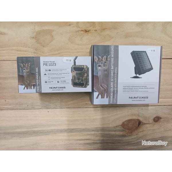 Pack num'axes panneau solaire+ pige photographique PIE 1023