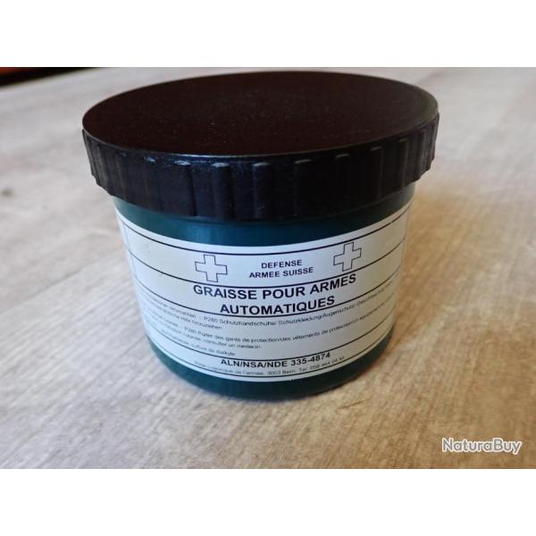 Graisse pour arme automatique ou fusil chasse. TOP QUALITE. R�glementaire arm�e Suisse