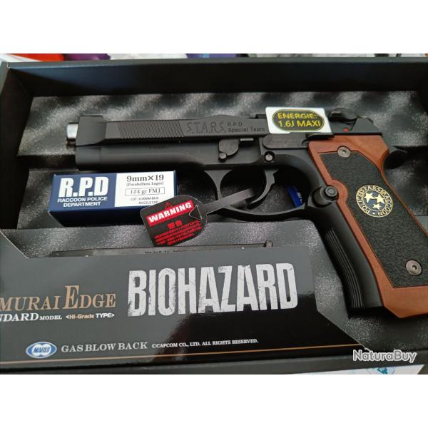 M92F Bio Hazzard Samura Edge Hi Grade Tokyo Marui Gaz