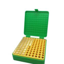 boite a munitions 22Lr X100 pour match ou loisirs couleur verte