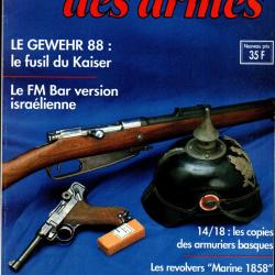 gazette des armes 224 , gewehr 98, smith et wesson espagnol, chassepot de prise germanique,