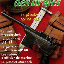 gazette des armes 236 pistolet mitrailleur mp 40, astra 900, poignard us 17,