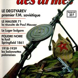 gazette des armes 226 luger 1908 bulgare, degtyarev dp 28, baionnettes polonaises 1918-1939,