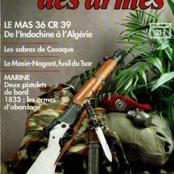 gazette des armes 225, sabres cosaque, mas 36 cr-39, système 1833, mosin nagant part 2,