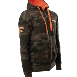 SWEAT FRANCHI HOODIE KANSAS CAMO. T;XL.