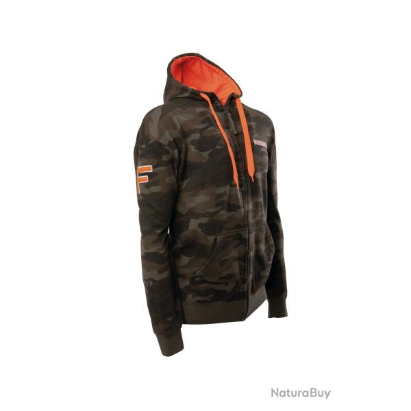 SWEAT FRANCHI HOODIE KANSAS CAMO. T;XL.