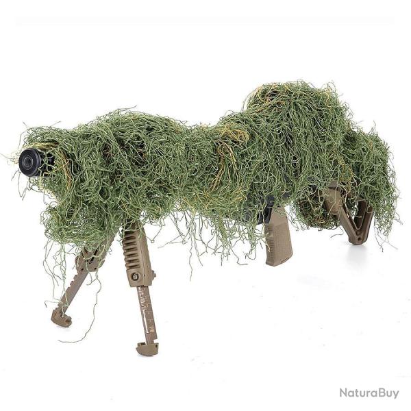 Housse camouflage pour fusils (Couleur Camouflage feuille)