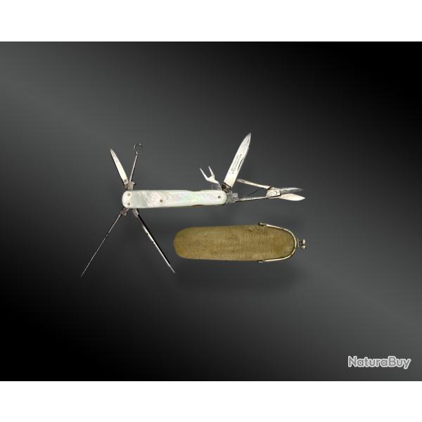 COUTEAU FERMANT SEPT PICES PAR WR HUMPHEYS & Co SHEFFIELD Royaume-Uni, dbut XXme sicle