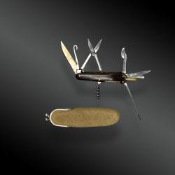 COUTEAU FERMANT NEUF PIÈCES, NOGENT, SIGLÉ BT France, début XXème siècle