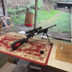 Carabine Savage 22lr culasse verrou chargeur rotatif