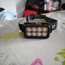Lampe frontale 8 leds