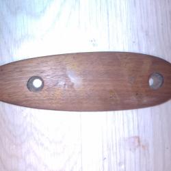 Plaque de couche bois130,5x41mmEntre axes 78mm