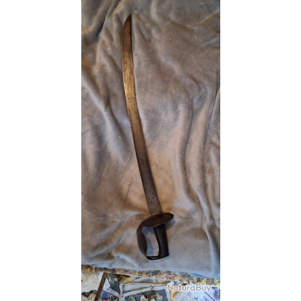 Trs rare sabre d'abordage anglais 1804 lame courbe