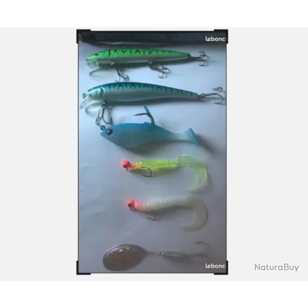 Leurres selon mto et profondeur des eaux. Ralistes et efficaces. Vente  l'unit possible