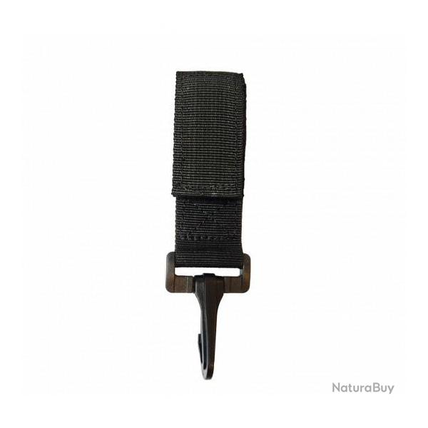 Porte-mousqueton Noir