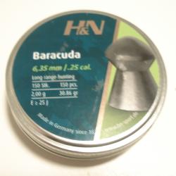 Plombs H et N Baracuda 6,35 mm