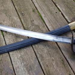 Sabre de bord modele 1833, daté de 1850.Sabre de marine.avec fourreau.