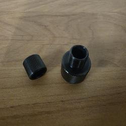 Adaptateur silencieux CZ Scorpion EVO 3 S1 M18x11/2x28 TPI (1/2UNEF) + Bague de protection