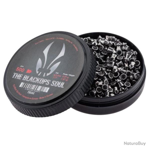 Boite de plombs Black Ops Soul � T�te pointue - Par 1 / 4.5