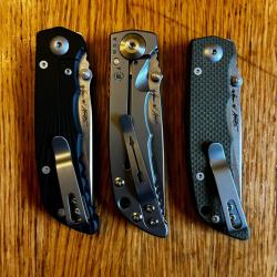 Lot Neuf Spartan Blades Harsey Folder Titane 3.25 Magnacut + Talos G-10 + Talos II Aluminium!