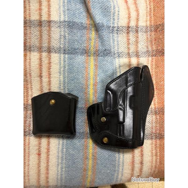 Holster Glock 19/17 + porte chargeur