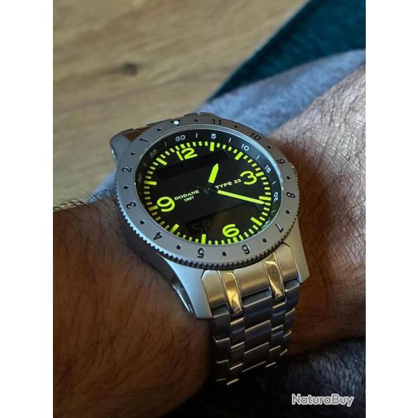 Montre Pilote Tactique Dodane Type 23 Made in France tr�s rare!