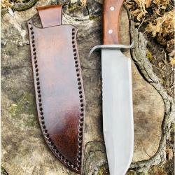 Couteau Bowie forg&eacute;  par un artisan ind&eacute;pendant, construction full tang forgeron .(. Knife'N )