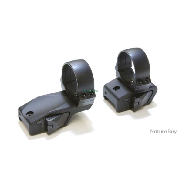 Paire de colliers amovibles de 34 mm pour rail weaver/ Picatinny avec dport de 25 hauteur=17 mm