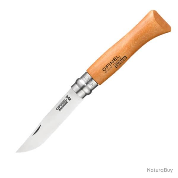 Couteau pliant Opinel "Tradition carbone" N 08